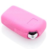 Autosleutel Hoesje geschikt voor Toyota - SleutelCover - Silicone Autosleutel Cover - Sleutelhoesje Roze