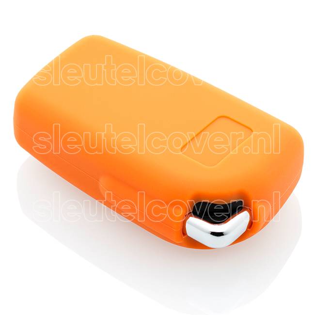 Autosleutel Hoesje geschikt voor Toyota - SleutelCover - Silicone Autosleutel Cover - Sleutelhoesje Oranje