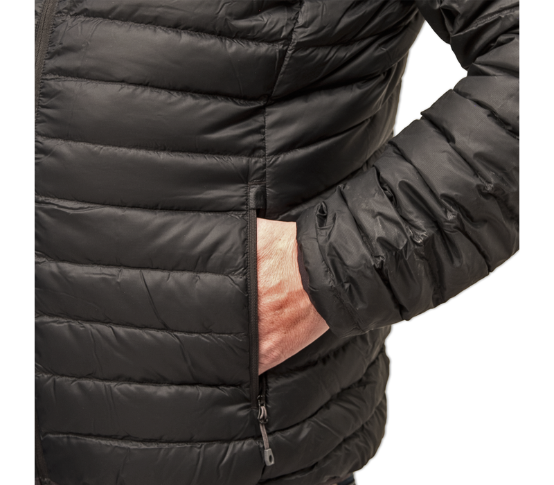 LOWLAND OUTDOOR® OPTIMUM Daunen bodywarmer - Black