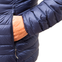 LOWLAND OUTDOOR® OPTIMUM Down jacket - Men - Hoody - Navy