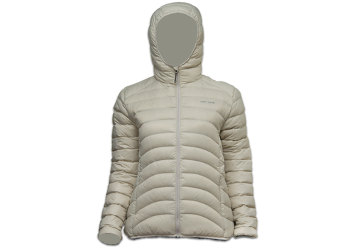 Lowland Outdoor OPTIMUM Down jacket - Woman - Hoody - Bone