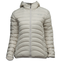 LOWLAND OUTDOOR®  OPTIMUM Donsjas - Woman - Hoody - Bone