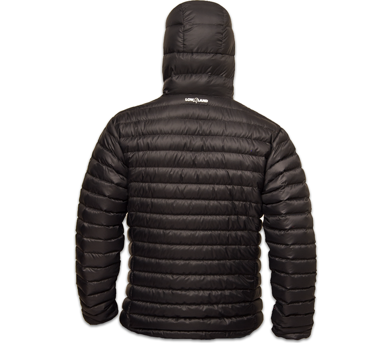 LOWLAND OUTDOOR® OPTIMUM Down jacket - Men - Hoody - Black