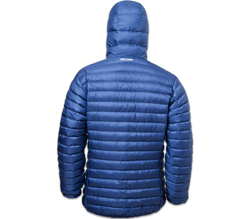 LOWLAND OUTDOOR®  OPTIMUM Down jacket - Men - Hoody - Cobalt