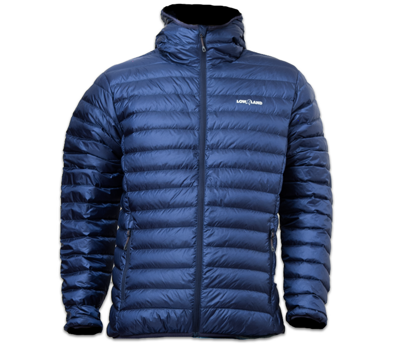 LOWLAND OUTDOOR®  OPTIMUM Daunenjacke - Men - Hoody - Navy