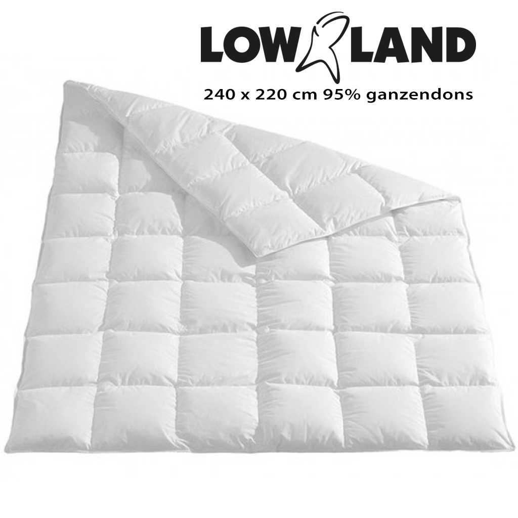 LOWLAND OUTDOOR® 240x220cm - 95% ganzendons - Sleeping Bags