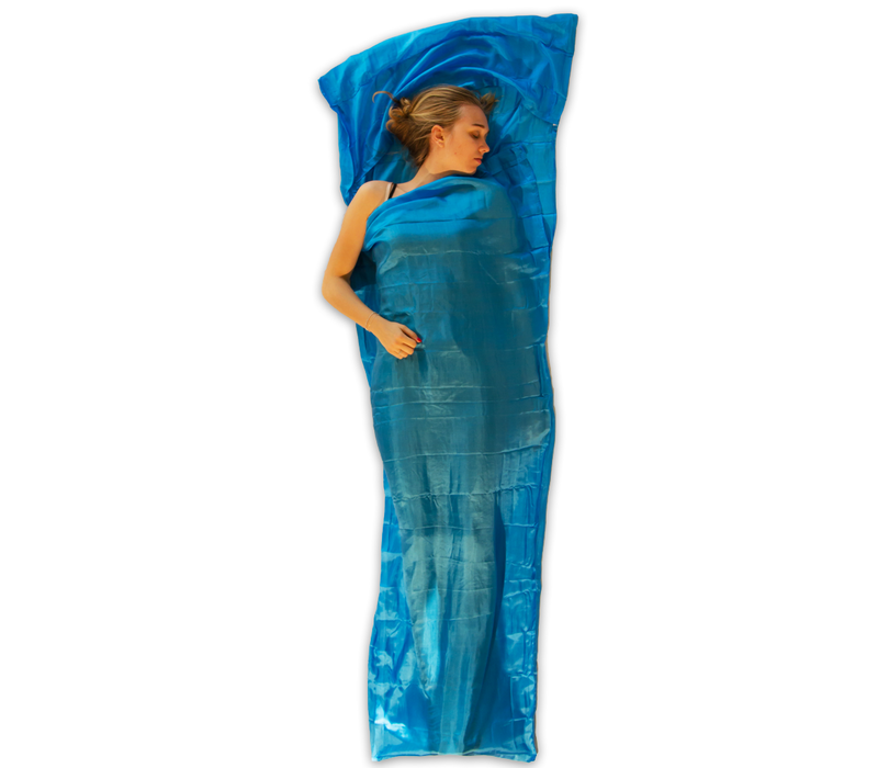 Lakenzak - 100% Zijde - mummy model - 220x80/70 cm - 95gr