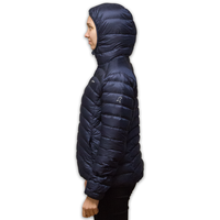 LOWLAND OUTDOOR®  OPTIMUM Down jacket - Woman - Hoody - Navy