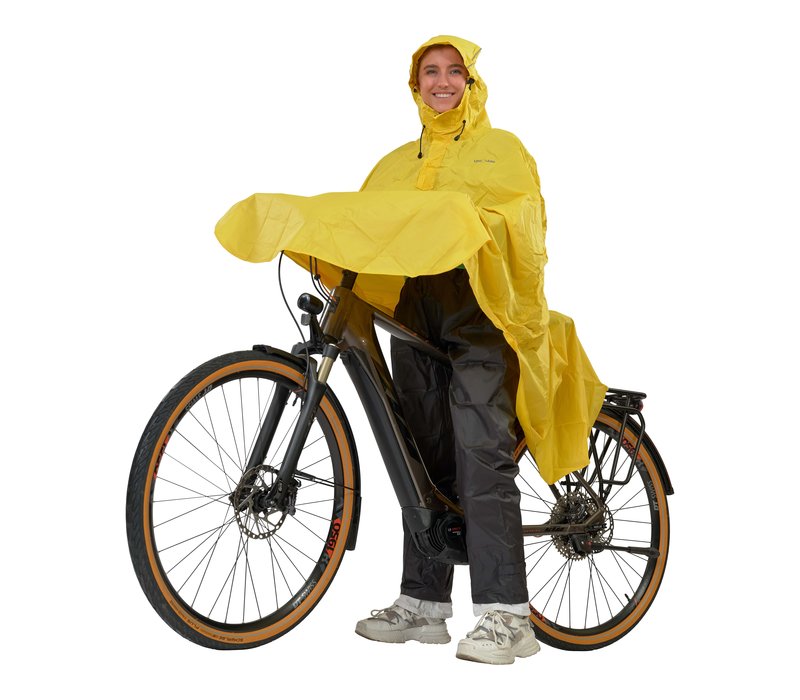 Bicycle Poncho - 100% waterproof (10.000mm) - Highly Breathable (8.000g/M²) CFK free!