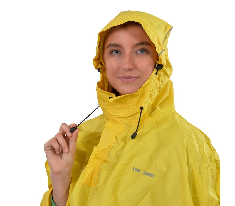 Poncho Impermeable con Capucha Chupusquero para Ciclista Transpirable (8.000g/M²) - 100% Resistente a la Agua (10.000 mm)