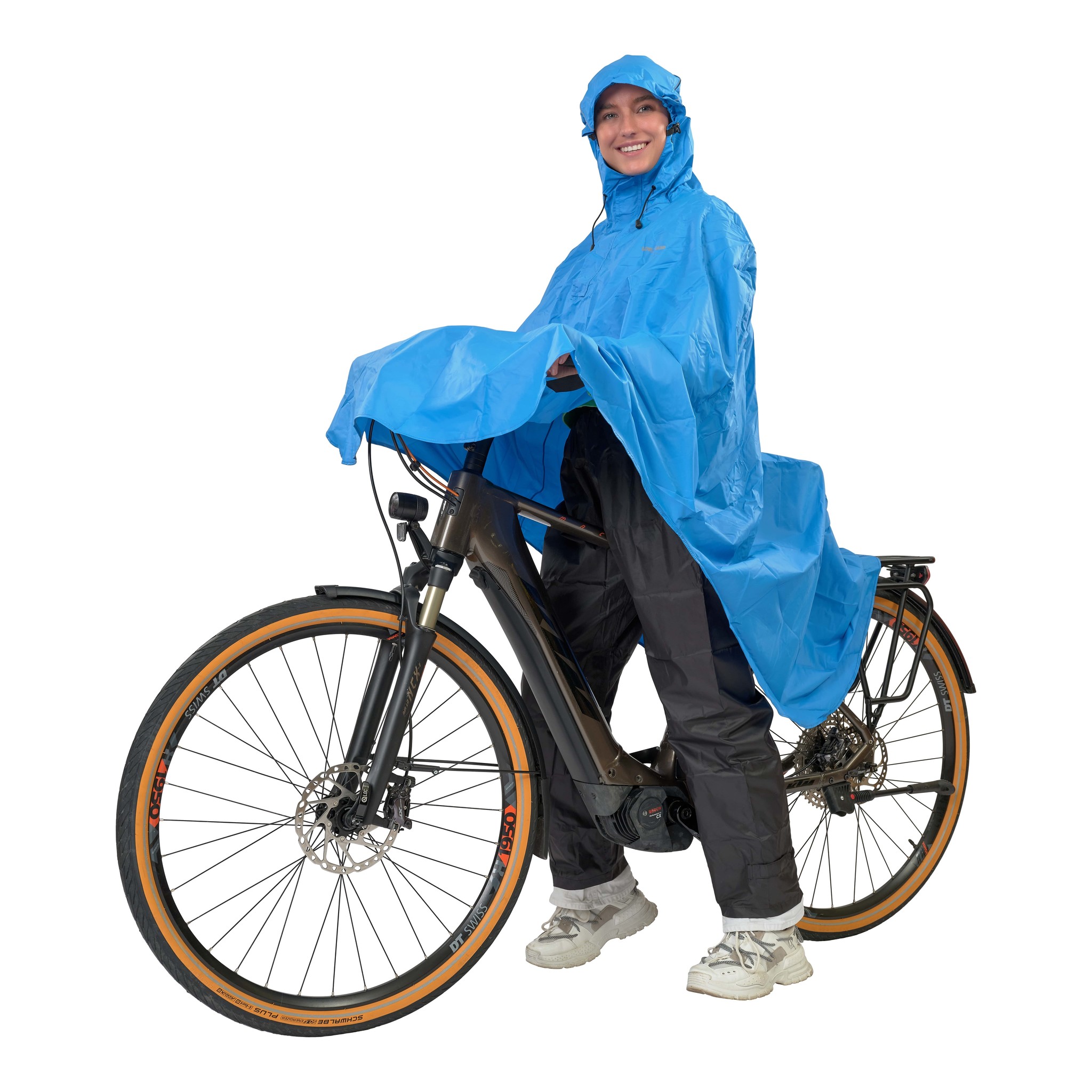 Chubasquero para hombre y mujer, para ciclismo, bicicleta, capa de lluvia,  poncho con capucha, cubierta de scooter de movilidad, ligera, compacta