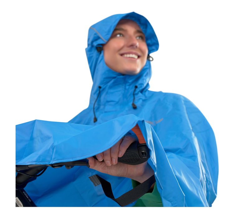 Bicycle Poncho - 100% waterproof (10.000mm) - Highly Breathable (8.000g/M²) CFK free!