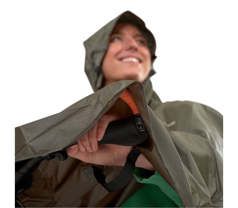 Bicycle Poncho - 100% waterproof (10.000mm) - Highly Breathable (8.000g/M²) CFK free!