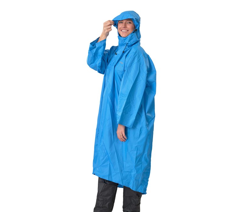 Poncho imperméable pour la randonnée - 100% imperméable (10.000mm) - ventilation efficace