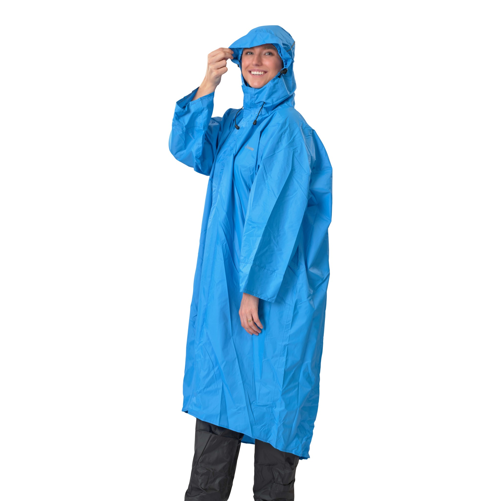 LOWLAND OUTDOOR® Walking Poncho - 100% waterproof - Highly Breathable ...