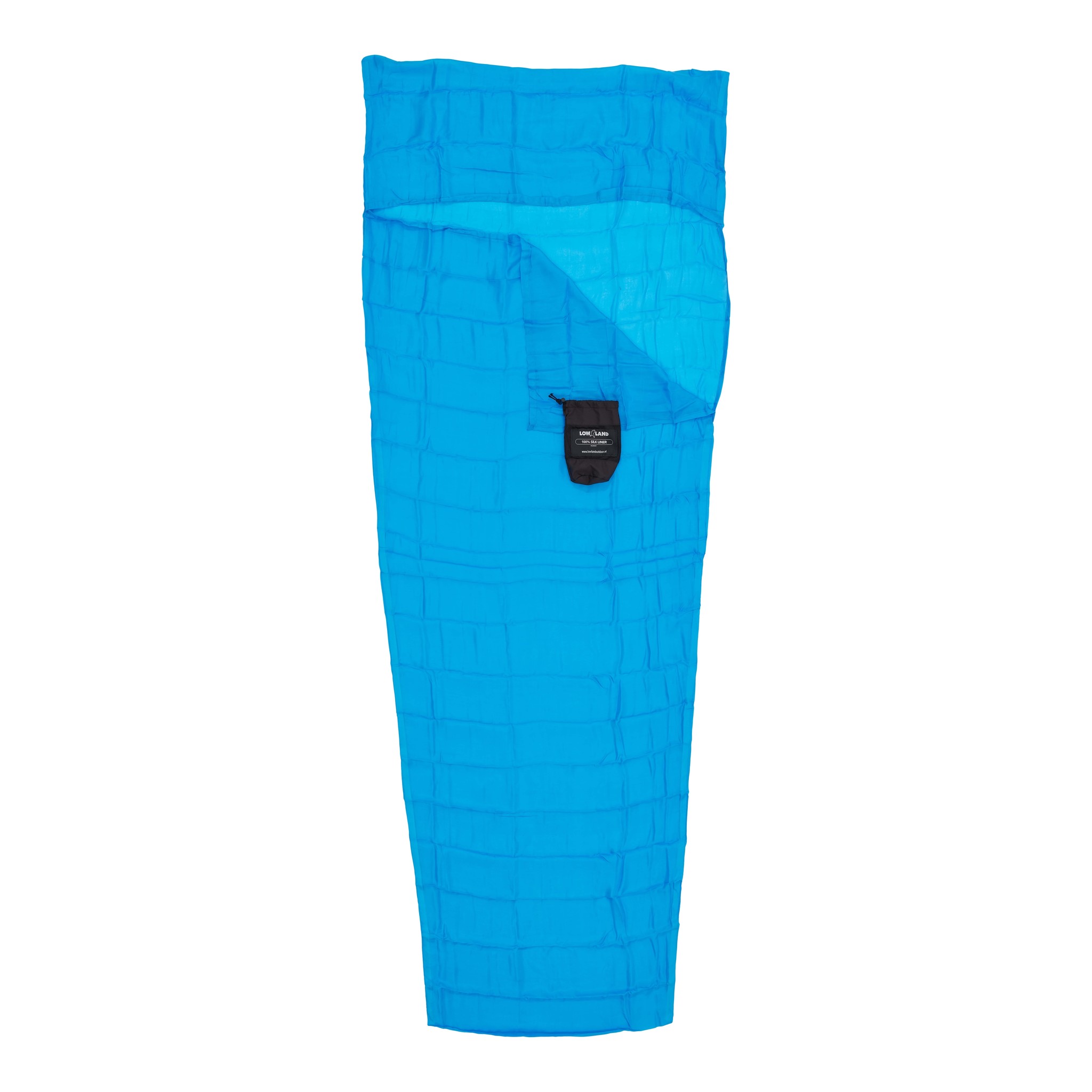 LOWLAND OUTDOOR® Sleeping bag liner - 100% Silk - mummy - 220x80 