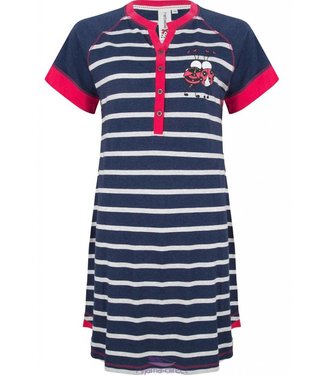 Rebelle stripey nightdress "ladybird best of friends"