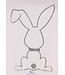 short sleeve nightdress "diamanté bunny"