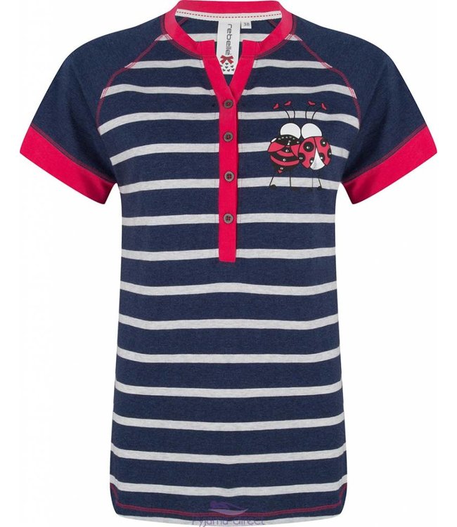 strepen pyjama "ladybird best of friends"
