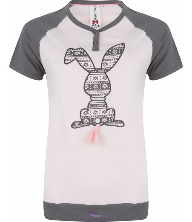 pyjama met korte mouwen "tassle tail bunny"