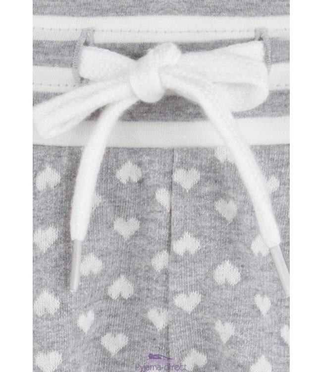 "Amazing Hearts" stripey shorty set