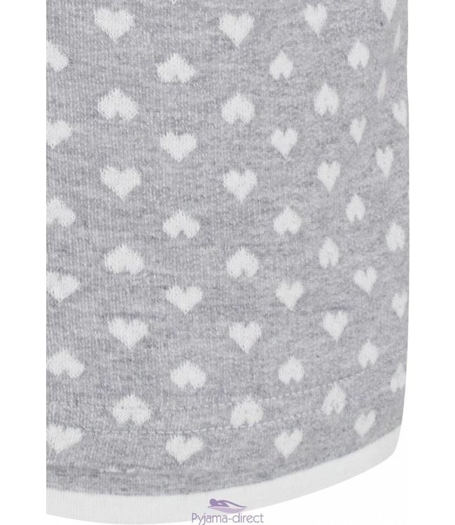 "Amazing Hearts" shortama met strepen en hartjes