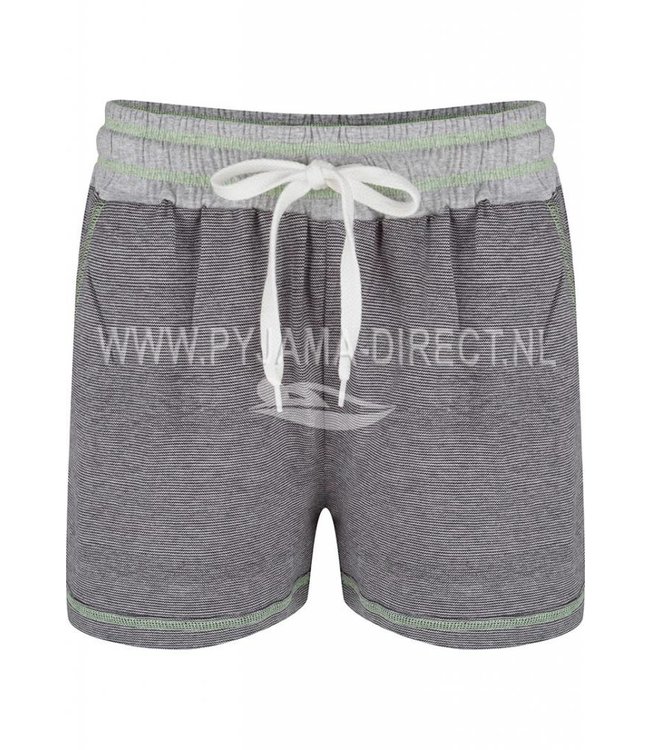 Pretty Amazing Flowers short sleeved grey & pink shorty set