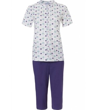 Pastunette pyjama met 3/4e lange broek  'uniquely floral'