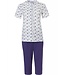 pyjama met 3/4e lange broek  'uniquely floral'