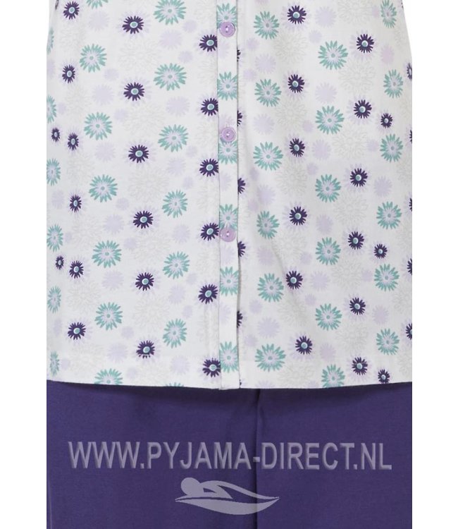 pyjama met 3/4e lange broek  'uniquely floral'
