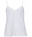 Georgia white satin stripe shorts & white vest