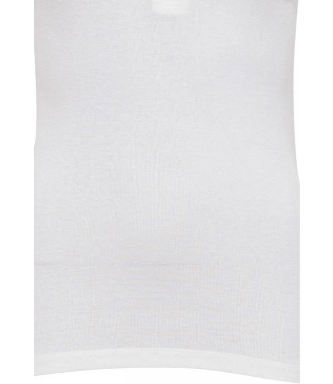 Joyce pink shorty set with white ribbed vest with buttons