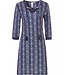 long sleeve modal nightdress 'floral pink paradise' with tassels