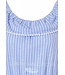 off the shoulder (beach style) cotton (night)dress 'seaside stripes'