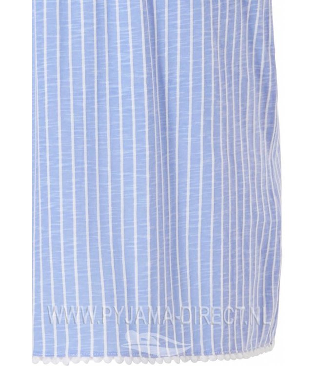 off the shoulder (beach style) cotton (night)dress 'seaside stripes'