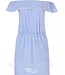 off the shoulder (beach style) cotton (night)dress 'seaside stripes'