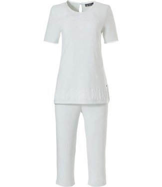 Pastunette Deluxe short sleeve bamboo (house)pyjama 'pure delicate elegance'