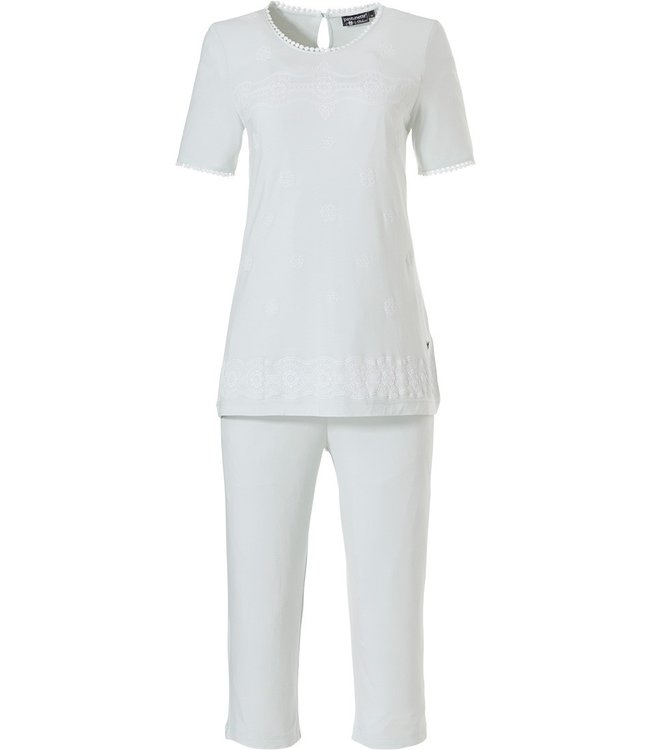 bamboe damespyjama met korte mouwen 'pure delicate elegance'