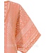 summer orange 'see-through' cover-up 'floral lace look'