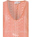 summer orange 'see-through' cover-up 'floral lace look'