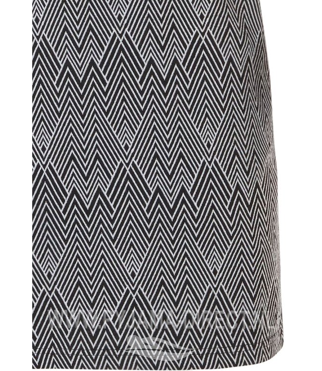 jacquard fleece homewear jurkje / lange trui met 'modern visgraat' patroon