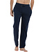 Mix & Match long blue cotton pyjama, lounge style pants with an elasticated tie-waist