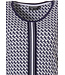 ladies sleeveless dress ''little crescents & bold stripe'