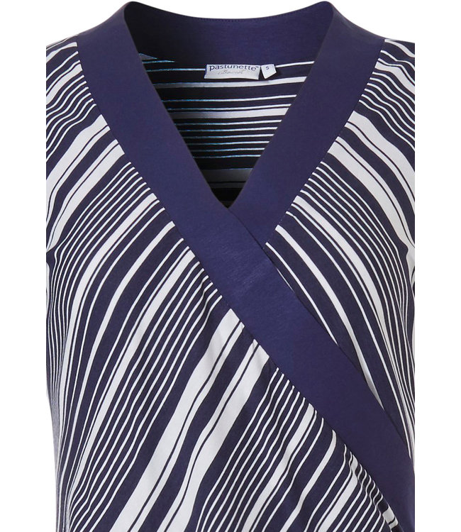 short sleeve beach dress 'coded lines'