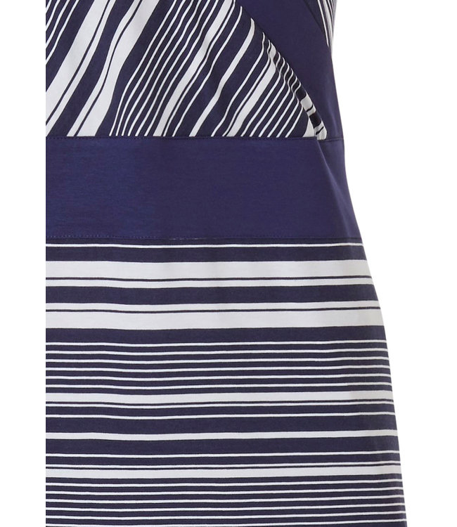 short sleeve beach dress 'coded lines'