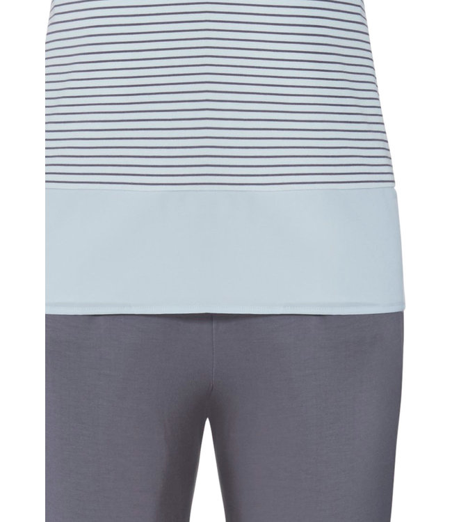 dames nacht-homewear set  'elegant fine stripes'
