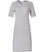 ladies short sleeve night & homewear dress 'checkered blocks of style'