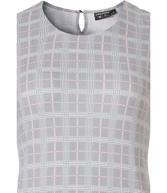 ladies short sleeve night & homewear dress 'checkered blocks of style'