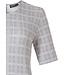ladies short sleeve night & homewear dress 'checkered blocks of style'