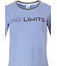 short sleeve ladies pyjama with 3/4 pants 'NO LIMITS - sporty style'